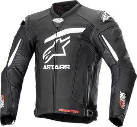 ALPINESTARS GP Plus R v4 Rideknit? Leather Jacket - Black/White - Santa Clara Cycle