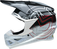 MOOSE OFFROAD F.I. 2.0 Helmet - Deceit - MIPS? - Black/White/Red - Large 0110-7992