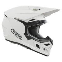 O'neal 3 SRS Solid White MX Helmet