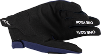 ALPINESTARS Youth Radar MX Gloves - Night Navy/White