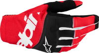 ALPINESTARS Techstar MX Gloves - Black/Bright Red