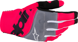 ALPINESTARS Techstar MX Gloves - Black/Fluo Pink