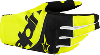 ALPINESTARS Techstar MX Gloves - Black/Fluo Yellow