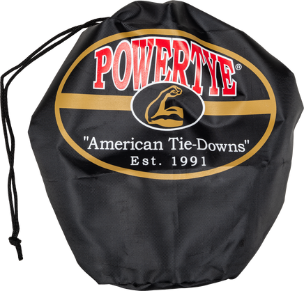 Tie Down Rat Sec Hooks/Swivel 1.5"X6' Blk/Blk W/Storage Bag