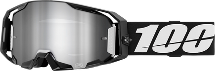 100% ARmatic Goggle - Black - Silver Flash Mirror Lens 50060-00001