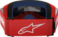 ALPINESTARS GOGGLES Vision 3 Goggle - Wordmark - Red - Silver Mirror Lens 5103325-3094