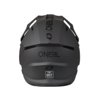 O'neal 4 SRS Solid Gray / Black MX Helmet