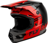 Kinetic Dbk Helmet Black/Red/Grey Md