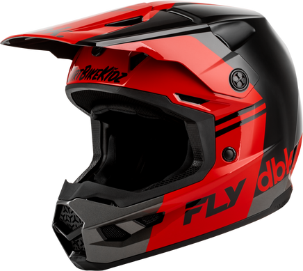 Kinetic Dbk Helmet Black/Red/Grey Md