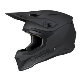 O'neal 4 SRS Solid Gray / Black MX Helmet