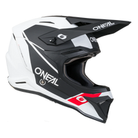 O'neal 4 SRS Helmet Race White / Black Motocross Helmet