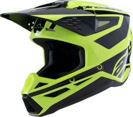 ALPINESTARS SM3 Helmet - Heat - Gloss Yellow Fluo/Black - Small 8301026-5011-S