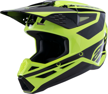 ALPINESTARS SM3 Helmet - Heat - Gloss Yellow Fluo/Black - Small 8301026-5011-S