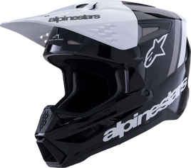 ALPINESTARS SM3 Helmet - Radium - Gloss Black/White/Gray - Small 8300826-1546-S