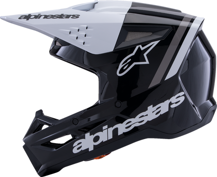 ALPINESTARS SM3 Helmet - Radium - Gloss Black/White/Gray - Small 8300826-1546-S
