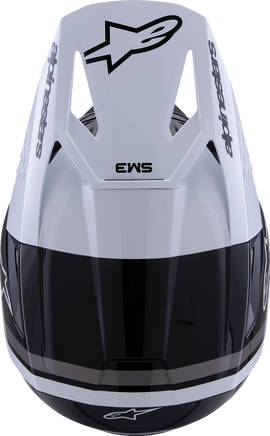 ALPINESTARS SM3 Helmet - Radium - Gloss Black/White/Gray - Small 8300826-1546-S