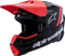 ALPINESTARS SM3 Helmet - Radium - Gloss Black/Red Fluo/White - Medium 8300826-1553-M
