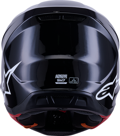 ALPINESTARS SM7 Helmet - Solid - Gloss Black - Small 8301426-1180-S