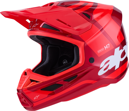 ALPINESTARS SM7 Helmet - Core - Gloss Red - Small 8301826-3127-S