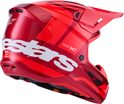ALPINESTARS SM7 Helmet - Core - Gloss Red - Small 8301826-3127-S