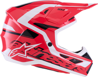 ALPINESTARS SM7 Helmet - Deed - Gloss Red/Black/White - XS 8302426-3139-XS