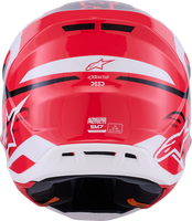 ALPINESTARS SM7 Helmet - Deed - Gloss Red/Black/White - XS 8302426-3139-XS