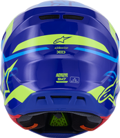 ALPINESTARS SM7 Helmet - Deed - Gloss Blue/Yellow Fluo - Small 8302426-7253-S