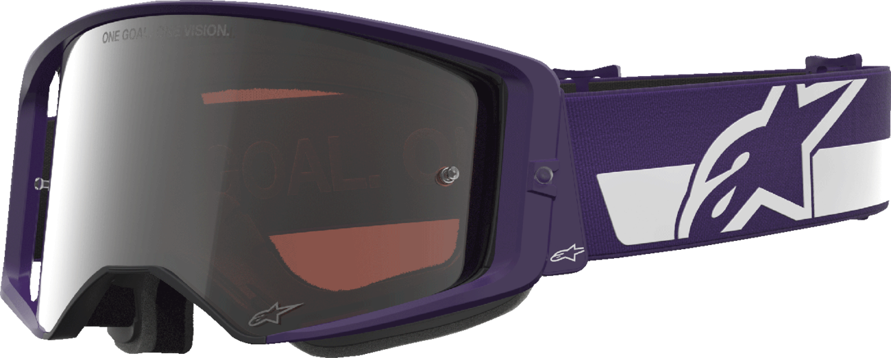 purple mx goggles ALPINESTARS GOGGLES Supertech Goggle - Hunta 96 XXV - Purple/White