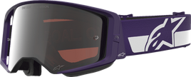 ALPINESTARS GOGGLES Supertech Goggle - Hunta 96 XXV - Purple/White - Silver Mirror Lens 5101226-3168