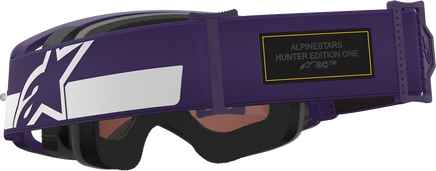 ALPINESTARS GOGGLES Supertech Goggle - Hunta 96 XXV - Purple/White - Silver Mirror Lens 5101226-3168