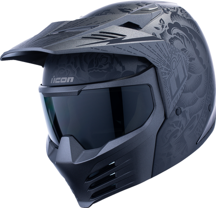 ICON Elsinore* Helmet - Darkgard - Black - Large 0101-18341