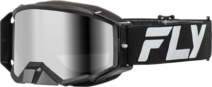 Zone Elite Goggle Black/Silver W/ Silver Mirror/Smoke Lens