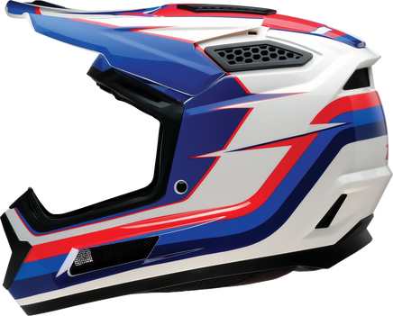 Z1R Dirt Maxx Helmet - Vortex - Red/White/Blue - 2XL 0110-9726