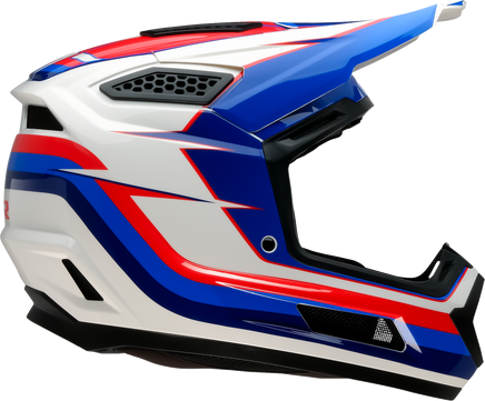Z1R Dirt Maxx Helmet - Vortex - Red/White/Blue - 2XL 0110-9726
