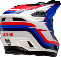 Z1R Dirt Maxx Helmet - Vortex - Red/White/Blue - 2XL 0110-9726