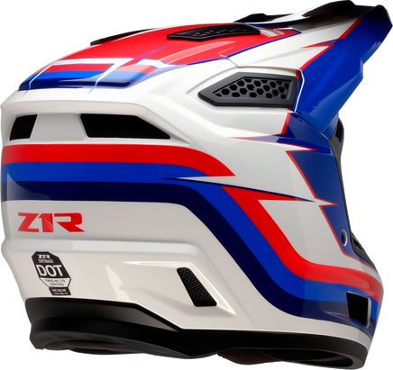 Z1R Dirt Maxx Helmet - Vortex - Red/White/Blue - 2XL 0110-9726