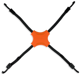 Tack Strap 4 Way Bungee 2/Pk Orange