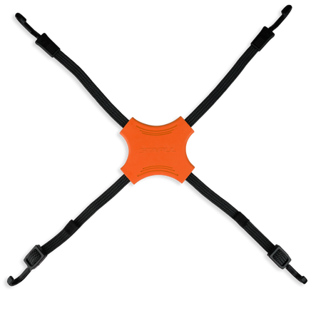 Tack Strap 4 Way Bungee 2/Pk Orange