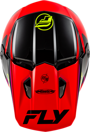 Kinetic Rally Helmet Red/Black/White Xl