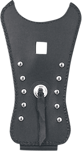 MUSTANG Cruiser Tank Bib - Studs/Concho - Black - Yamaha 93152