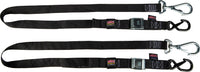 Tie Down Cam Sec Hooks/Swivel 1.5"X6' Blk/Blk  W/Storage Bag