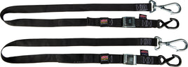Tie Down Cam Sec Hooks/Swivel 1.5"X6' Blk/Blk  W/Storage Bag