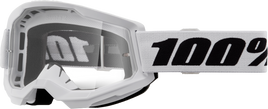 Strata 2 Goggle White Clear Lens
