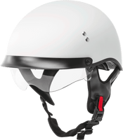 Hh 65 Half Helmet Full Dressed Matte White