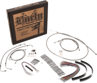 Burly Cntrl Kit 16" Ape Stainless