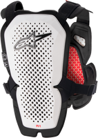 A 1 Chest Protector White/Black/Red