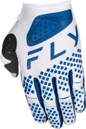 Kinetic Center Gloves White/Navy Sm