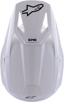 Sm3 Solid Helmet White Glossy Lg