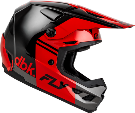 Kinetic Dbk Helmet Black/Red/Grey Md