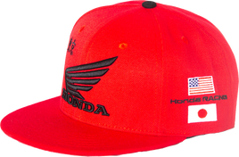 Honda Hat Factory Snapback Red